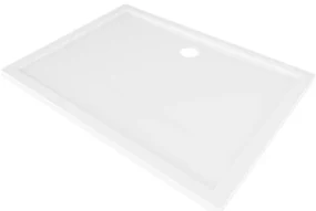 Mexen, Mexen Flow obdĺžniková sprchová vanička slim 100 x 95 cm, biela lesklá, 46R109510