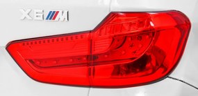 Ramiz Detské elektrické autíčko BMW X6M, biele SUV + diaľkové ovládanie