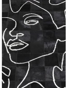 Art Faces koberec čierny 170x240 cm