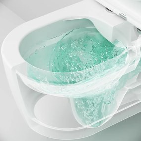 Závesné WC AM.PM Func CFA1700SC bezokrajové, so sedadlom Microlift, biele