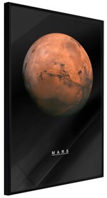 Artgeist Plagát - Mars [Poster] Veľkosť: 40x60, Verzia: Zlatý rám