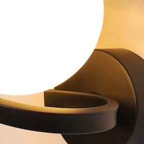 Toolight Toolight, nástenné svietidlo 1xG9 APP1209-1W, čierna, OSW-14029