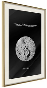 Artgeist Plagát - The Eagle Has Landed [Poster] Veľkosť: 20x30, Verzia: Zlatý rám s passe-partout