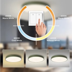 Brilagi - LED stropné svietidlo POOL LED/100W/230V 3000/4000/6000K 80 cm zelená