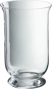 Transparentná sklenená váza Hurricane - Ø18*30 cm