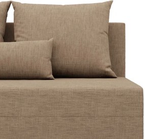 Rohová rozkladacia sedačka FERMO Lux cappuccino