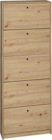 XXXLutz VÝKLOPNÁ SKRINKA NA TOPÁNKY, farba duba, 60/168/16 cm Xora - Online Only drobný nábytok - 002808015912