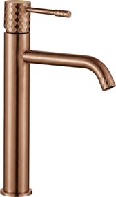Rea Lungo Diamond, vysoká umývadlová batéria h-300, medená matná, REA-B9846