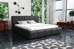 ZET, VALERA 160x200 moderná čalúnená posteľ s úložným priestorom