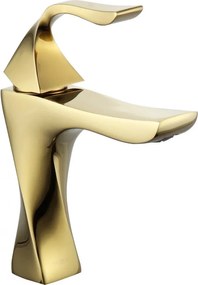 Mexen Estrella, umývadlová batéria, zlatá, 72300-50