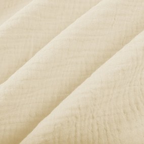 Biante Mušelínová obliečka na vankúš MSN-083 Krémová 45 x 45 cm