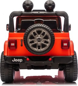 LEAN CARS Elektrické autíčko Jeep Rubicon 4x4 DK-JWR556 4x200W 24V oranžové