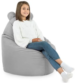 Kreslo pre deti Teddy sivé