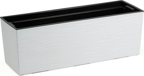 Plastový květináč Bouquet Riflo 56x19 cm bílý