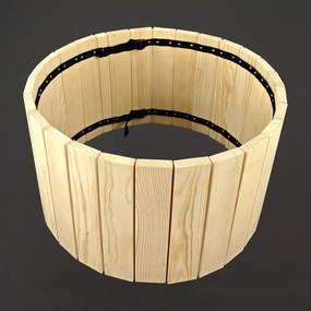 AMADEA Dřevěný designový obal s plastovou nádobou uvnitř, 54x54x30 cm