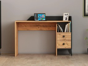 PC stolík Dekube 5 (borovica atlantická + čierna) . Vlastná spoľahlivá doprava až k Vám domov. 1095016
