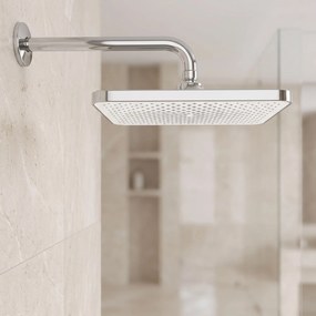 Rea Rea, obdĺžniková dažďová sprcha 380x210 mm, JS-032, chrómová, REA-P0392