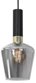 Luster na lanku ROMA BLACK 1xE27/60W/230V