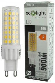 ECO LIGHT LED žiarovka G9 - 10W - neutrálna biela