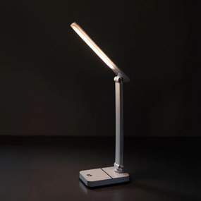 Zuma Line 1949-WH-LED Nabíjacia stolná lampa LED/8W/1200 mAh 3000/4500/6000K biela