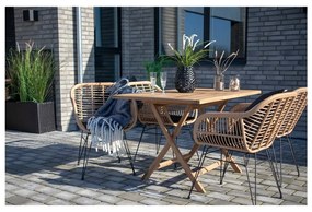 Set 2 záhradných kresiel z umelého ratanu House Nordic Trieste