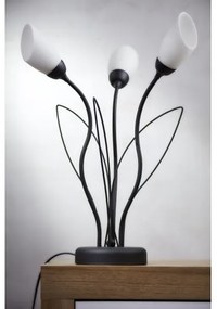 Jupiter 2065 - Stolová lampa GLORIOSA 3xG9/14W/230V čierna