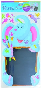 Room Nástenná dekorácia - samolepka s tabuľou - slon