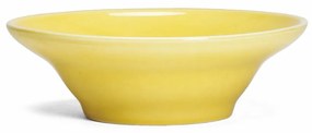 Žltý kameninový polievkový tanier Kähler Design Ursula, ⌀ 20 cm