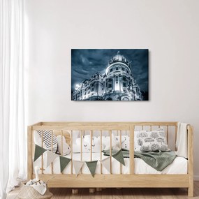 Obraz architektúry v tme (90x60 cm)