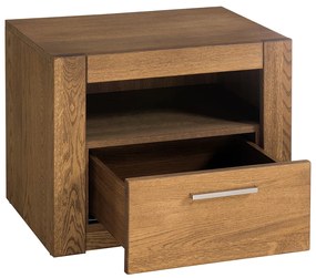 Noční stolek Velvet II 79 54 cm z masivu dub Rustikal