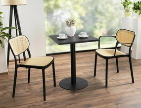 Jídelní židle Bali béžová/černá