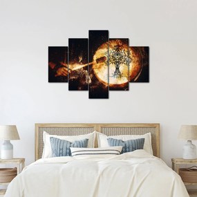 Obraz - Tajomný strom života (150x105 cm)
