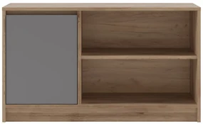 TV stolík Boran TV-E - dub artisan / sivá