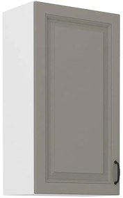 Kuchynská skrinka Stilo claygrey/biely 50g/90 1f