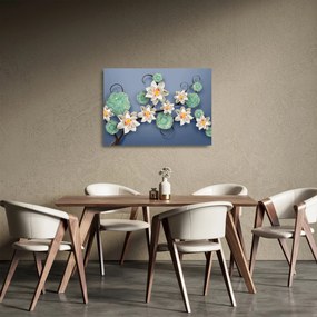 Sklenený obraz lekien (70x50 cm)