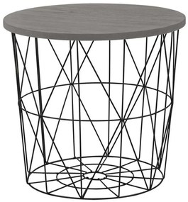 Konferenčný stolík Mariffa sivá/čierna 42