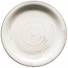 Mäser Keramický plytký tanier Bel Tempo 27 cm, béžová