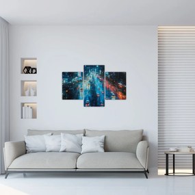 Obraz - Veľkomesto, olejomaľba (90x60 cm)