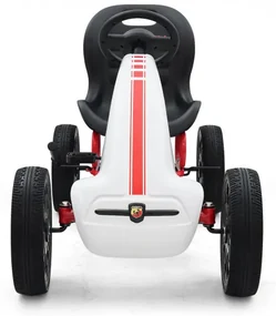 Šlapacia motokára Abarth biela