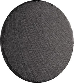 Čierne LED nástenné svietidlo so stmievačom ø 20 cm Raven – Trio