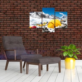 Obraz - Kempovanie v horách (90x60 cm)