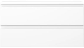 Mexen Orio, kúpeľňová skrinka 90 cm s hornou časťou, 2 zásuvky, biela matná, 91A10-09047-2-BFFC01