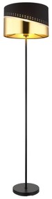 Globo 54046S - Stojacia lampa OR 1xE27/60W/230V pr. 35 cm čierna/zlatá