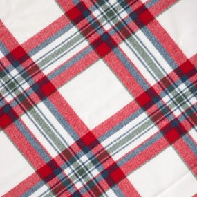 Deka CHECKSY biela / červená 758256