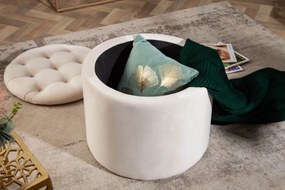 Dizajnová taburetka Rococo 50 cm béžová