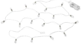 LED svetelná reťaz s minižiarovkami