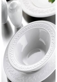 Jedálenská súprava 24 ks biela/porcelán