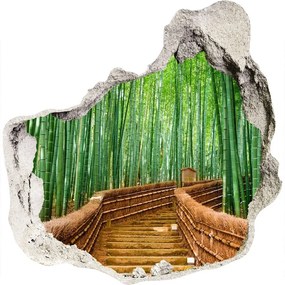 Nálepka 3D diera samolepiaca Bambusové lesy nd-p-97156437