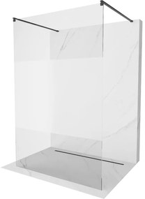 Mexen Kioto voľne stojaca sprchová stena 110 x 200 cm, transparentnéné/inovať 8 mm, čierna - 800-110-002-70-35