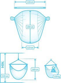 Marimex | Hojdacia sedačka La Siesta Domingo Comfort Classic cedar | 11640558